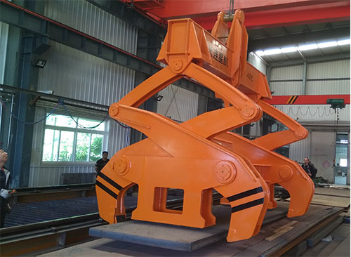 Mechanical slab tong